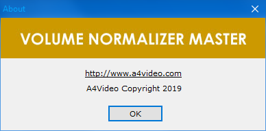 Volume Normalizer Master