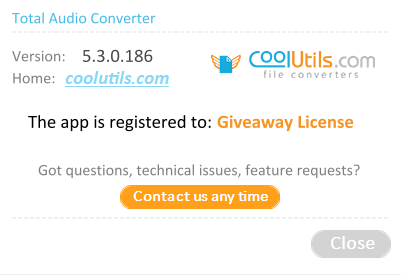 CoolUtils Total Audio Converter