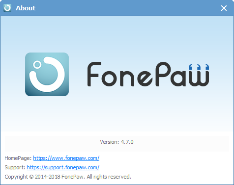 FonePaw iPhone Data Recovery 4.7.0