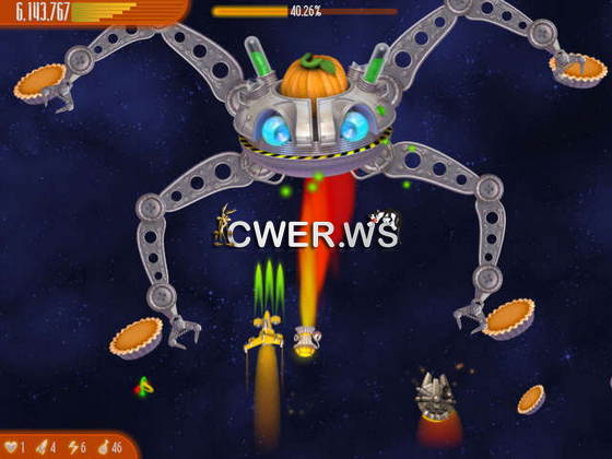 скриншот игры Chicken Invaders 4: Ultimate Omelette Thanksgiving Edition