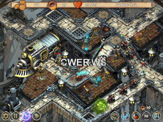 скриншот игры Железное сердце. Паровые башни