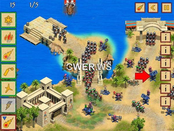 скриншот игры Битва за Египет. Миссия Клеопатра
