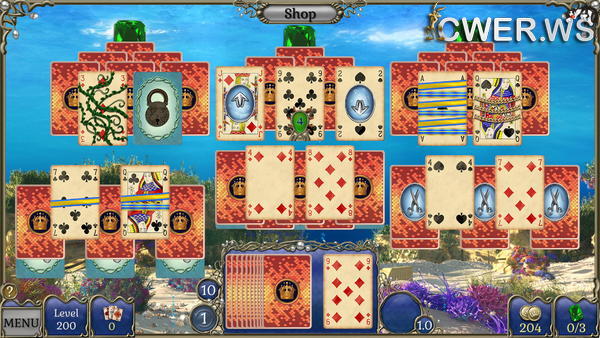 скриншот игры Jewel Match Atlantis Solitaire 4 Collector’s Edition