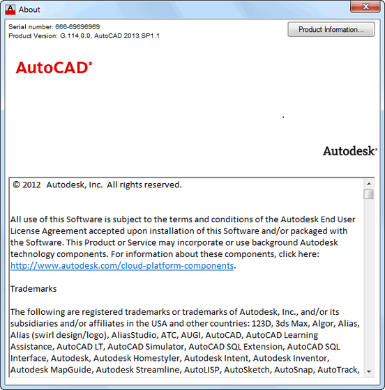Autodesk AutoCAD 2013 SP1