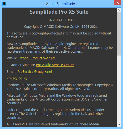 MAGIX Samplitude Pro X5
