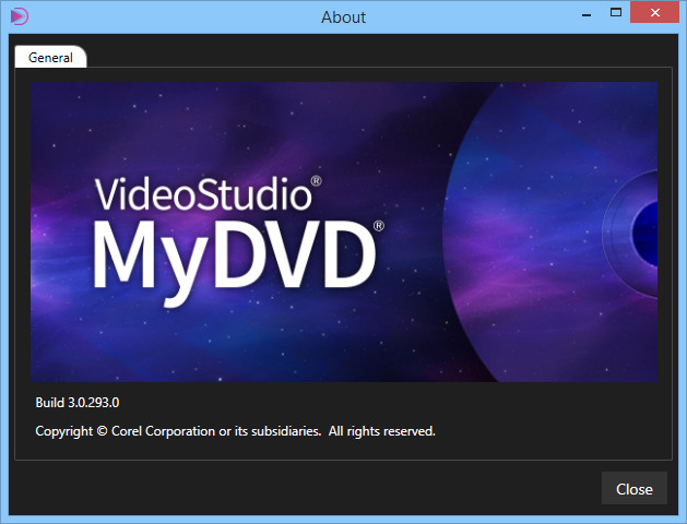 Corel VideoStudio MyDVD 