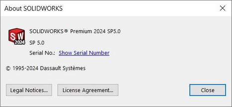 SolidWorks Premium Edition 2024 SP5