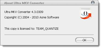 Aone Ultra MKV Converter 4.3.0309
