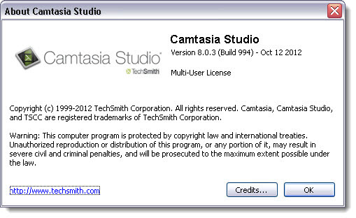 TechSmith Camtasia Studio 8.0.3 Build 994