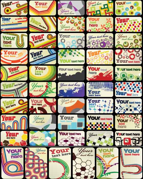 Business Retro Cards