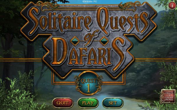 Solitaire Quests of Dafaris: Quest 1