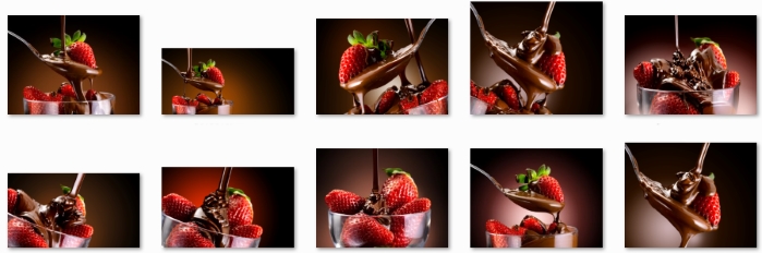 Клубника с шоколадом1