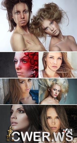 Портрет молодой красивой женщины