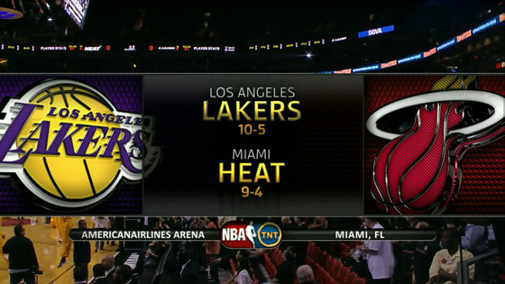Регулярный сезон 2011-2012. Los Angeles Lakers - Miami Heat