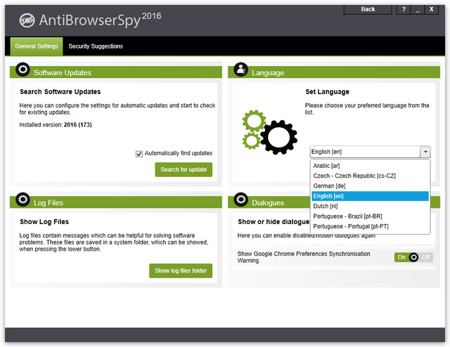 AntiBrowserSpy Pro v2016