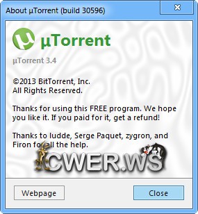 µTorrent 3.4 Build 30596 Stable