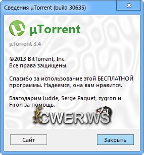 µTorrent 3.4 Build 30635 Stable
