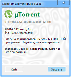 µTorrent 3.4.1 Build 30888 Stable