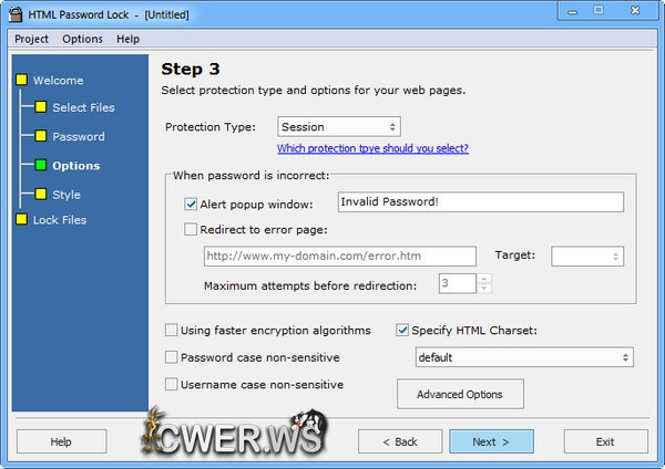 HTML Password Lock 5.5