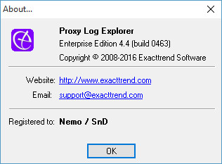Proxy Log Explorer 4.4 Build 0463