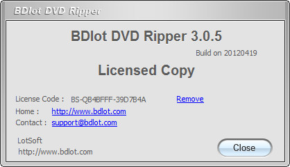BDlot DVD Ripper 3.0.5