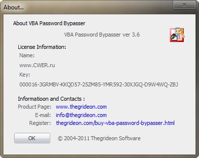 VBA Password Bypasser 3.6