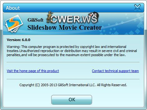 GiliSoft SlideShow Movie Creator 6.0.0