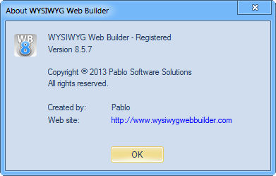 WYSIWYG Web Builder 8.5.7