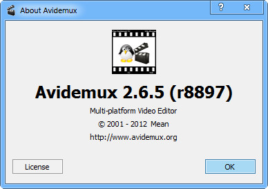 Avidemux 2.6.5