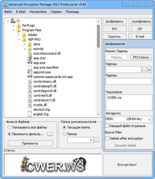 Advanced Encryption Package 2013 Professional 5.84