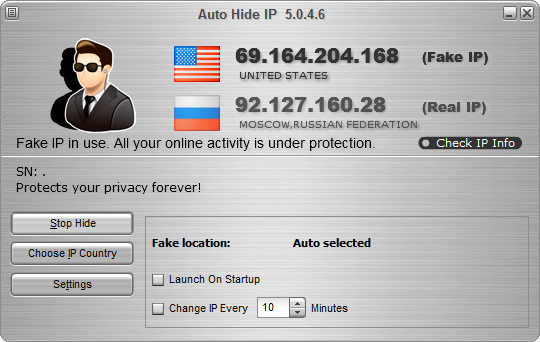 Auto Hide IP 5