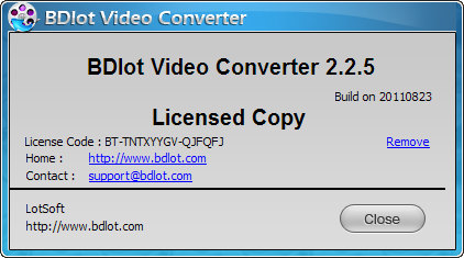 BDlot Video Converter 2.2.5