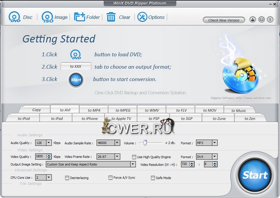 WinX DVD Ripper Platinum 6