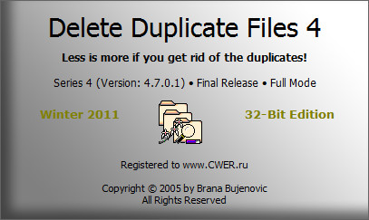 Delete Duplicate Files 4.7.0.1