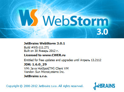JetBrains WebStorm 3.0.1