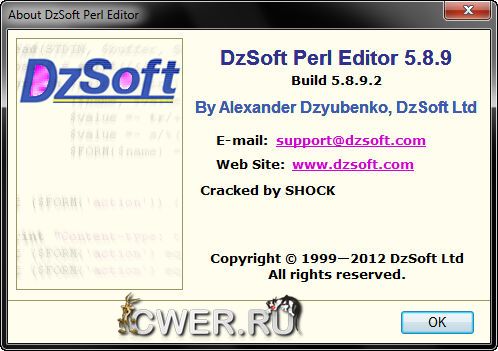 DzSoft Perl Editor 5.8.9.2