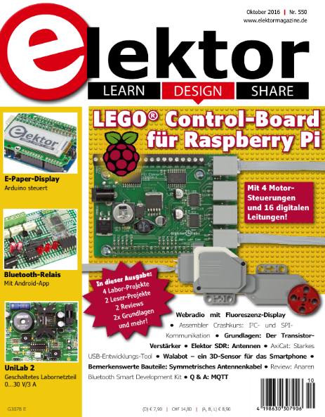 Elektor Electronics №10 (October 2016) Germany