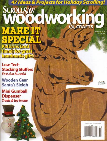 ScrollSaw Woodworking & Crafts №65 (Winter 2016)