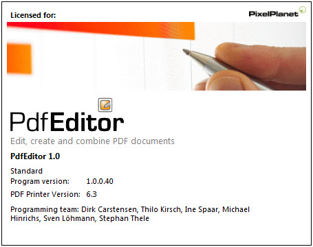 PixelPlanet PdfEditor 1.0.0.40